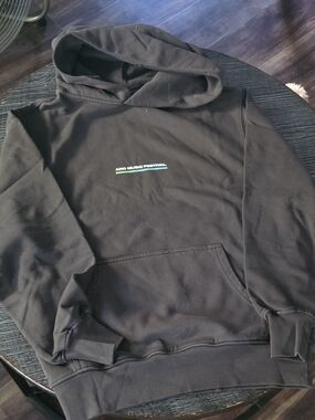 Black Pullover Hoodie - Men's Logo Hoodie